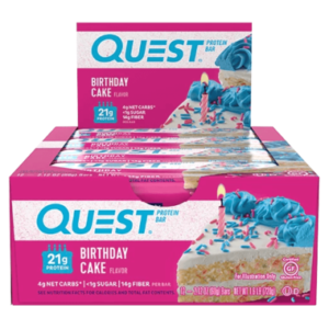 Quest Nutrition Protein Bar Birthday Cake Case