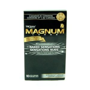 Trojan Magnum Naked Sensations Lubricated Latex Condoms