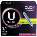 U by Kotex Click Compact Tampons Multipack Regular/Super Absorbency