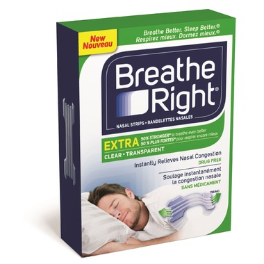 Breathe Right Extra Clear Nasal Strips – Click Pharmacy