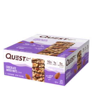 Quest Nutrition Snack Bar Chocolate Mixed Nuts Case