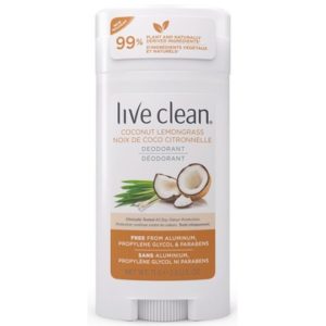 Live Clean Coconut Lemongrass Deodorant