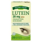 Nature's Truth Lutein 20mg Plus Zeaxanthin And Bilberry