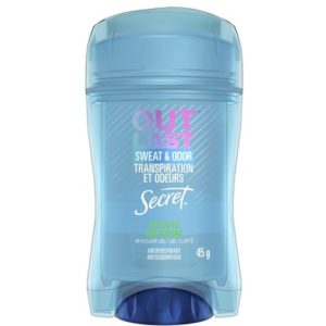 Secret Outlast Sweat & Odor Clear Gel Women's Antiperspirant