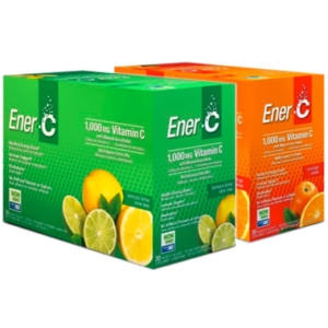 Ener-C 1000 mg Vitamin C Effervescent Drink Mix Bundle